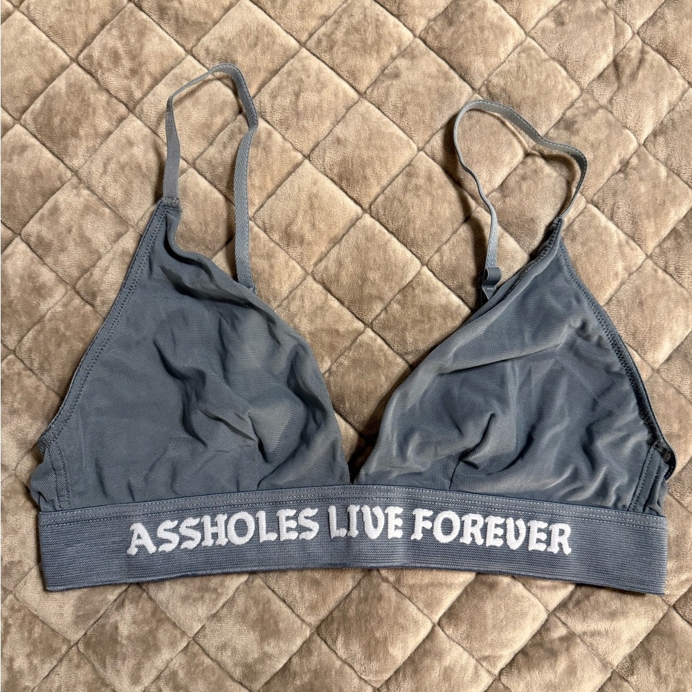 ALF Gray Mesh Bralette - Women Intimates